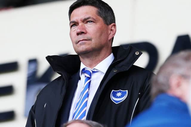Pompey chief executive Mark Catlin. Picture: Joe Pepler