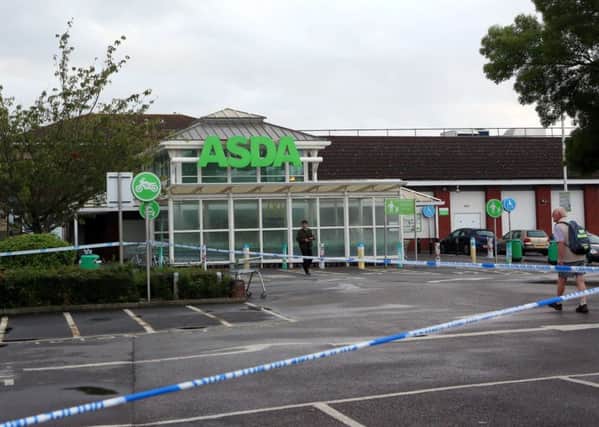 Police have launched an investigation after a man died in the early hours of Wednesday morning in the car park of Totton Asda. Despite efforts of South Central Ambulance Paramedics the man was pronounced dead at the scene. Photo: UKNIP