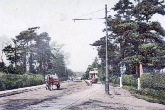 I believe this photo was taken from the junction of London Road and Hulbert Road, Waterlooville.