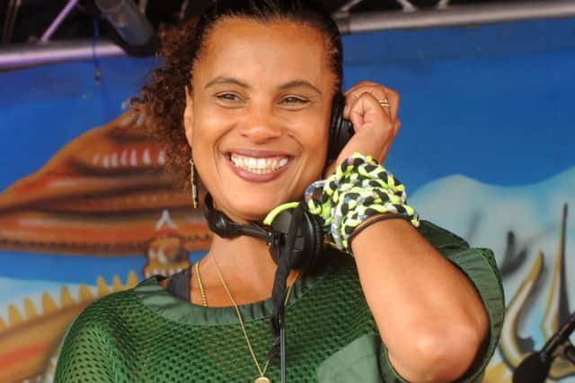 Neneh Cherry playing her DJ set at 2016s Victorious Festival. Picture: Paul Windsor