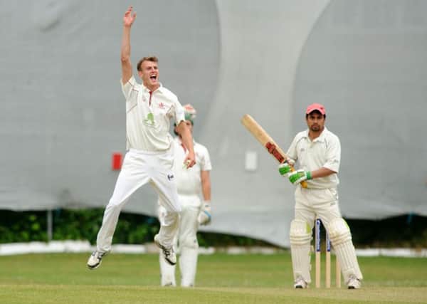 Matt Benfield, left, has been struggling to bowl due to an injury