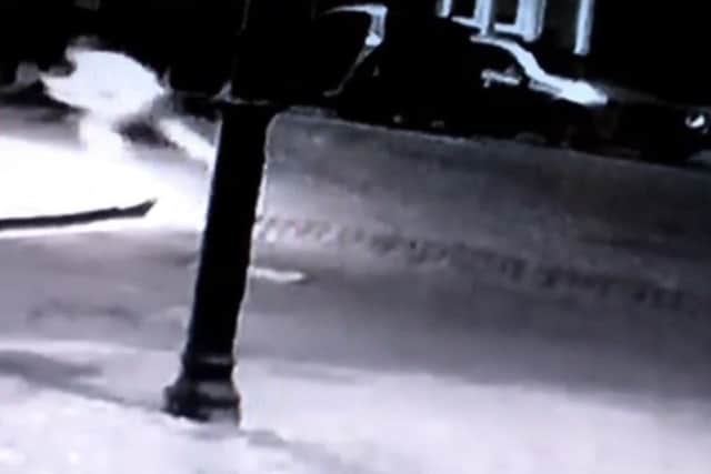 CCTV catches the moment