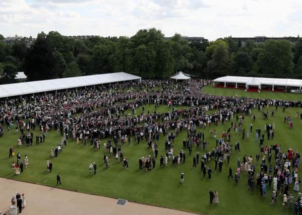A garden party at Buckingham Palace