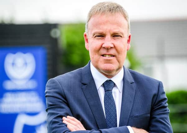 Kenny Jackett was unveiled as Pompeys new manager at their training ground today Picture: Colin Farmery