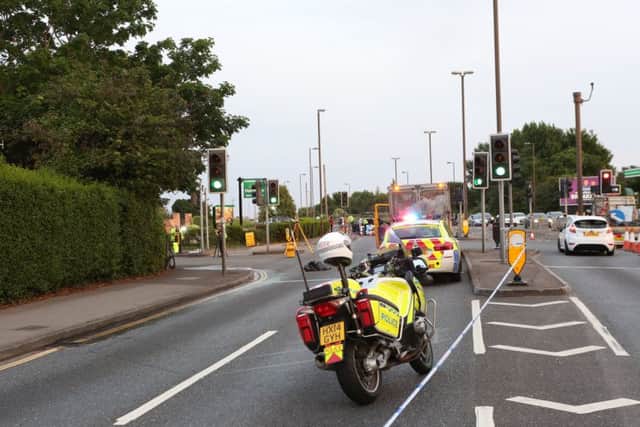 Aftermath of the crash on the Eastern Road in Portsmouth at 5.30pm on Friday, June 2, 2017. Picture: Jason Kay, UKNIP
