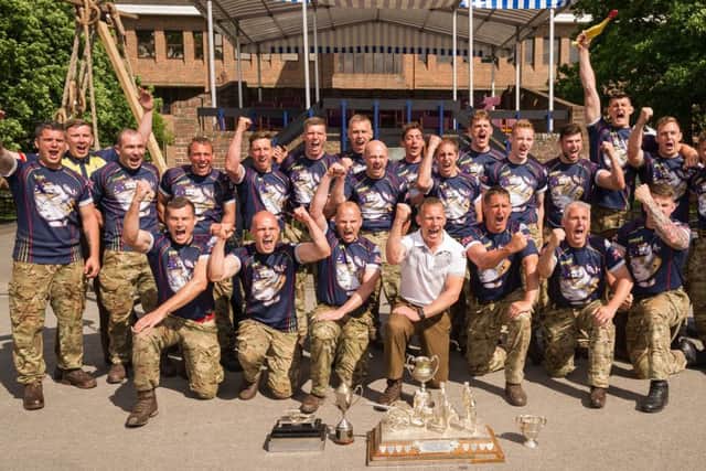 HMS Collingwood Open day and Field Gun Competition. "The eventual winners, The REME". PPP-170406-171141001
