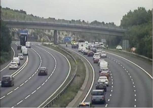 The M3 near Winchester has been closed in both directions