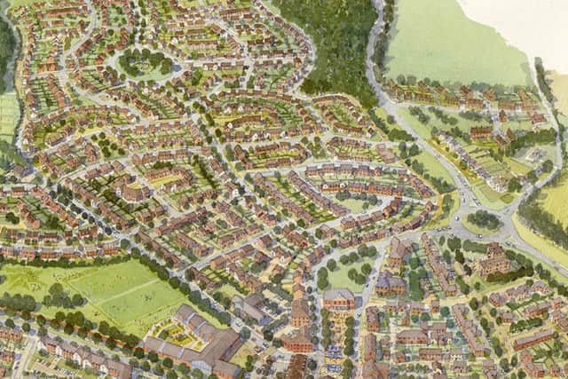 An artist's impression of Welborne