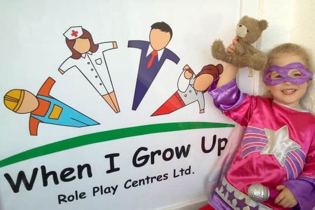 Annie Potter at When I Grow Up, in Fareham, a new play centre for children