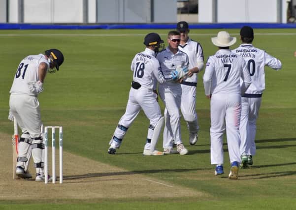 Hampshire celebrate. Picture: Neil Marshall