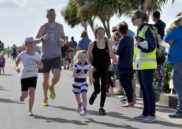 The first junior parkrun event at Stokes Bay proved a big success. Picture: Neil Marshall (170308-22)