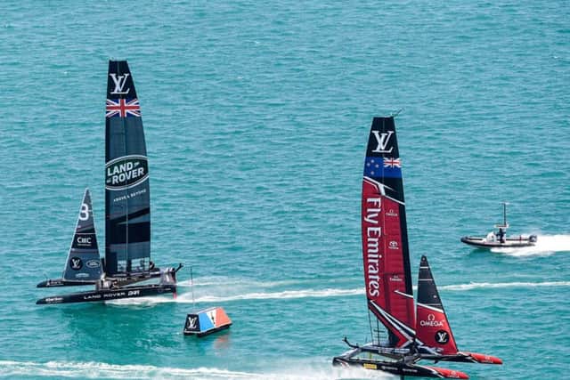 Race one before damage to the wing forced Land Rover BAR to retire