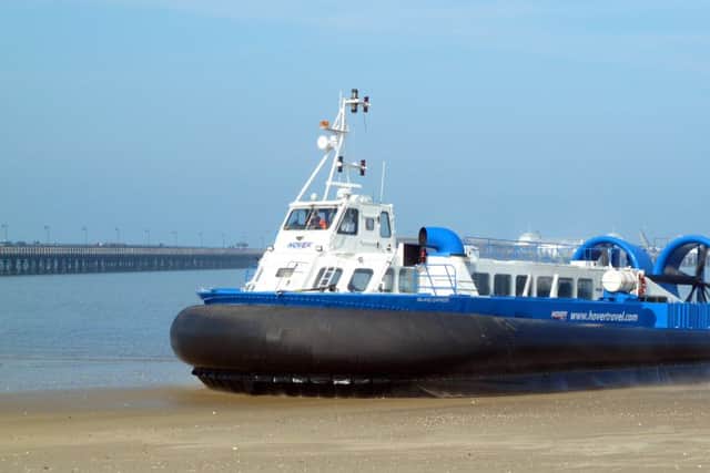 Hovertravel services are suspended this morning