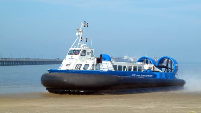 Hovertravel services are suspended this morning