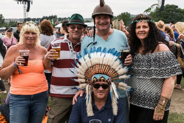 Revellers at last summer's Isle of Wight Festival