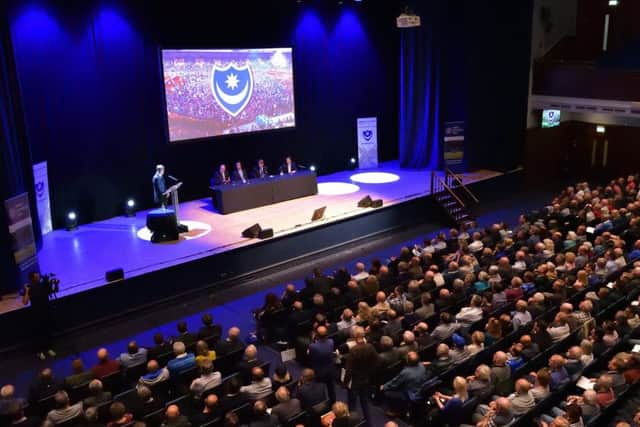 Pompey Supporters Trust shareholders were out in force to see Michael Eisners presentation on his proposed Blues takeover last month Picture: Neil Marshall