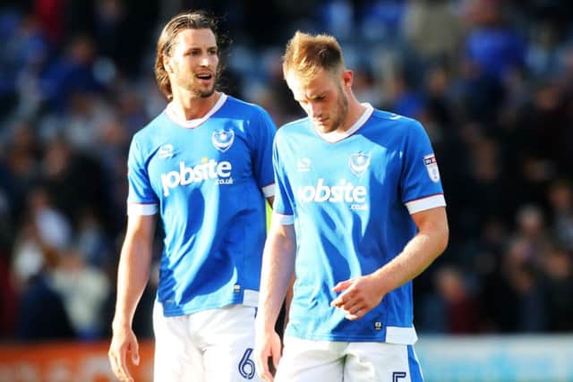 Christian Burgess and Matt Clarke. Picture: Joe Pepler