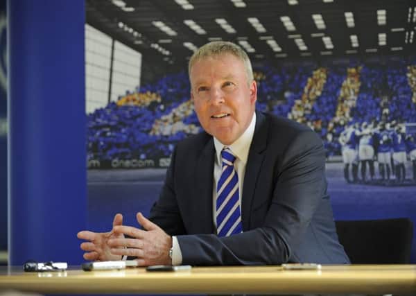 Kenny Jackett speaks to the media during his first press conference at Pompey manager. Picture Ian Hargreaves
