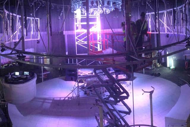 Work inside the venue is nearing completion