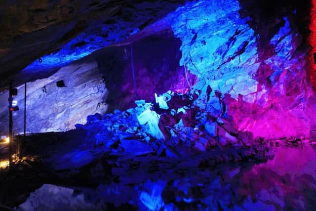The historic caverns which are now an innovative attraction.