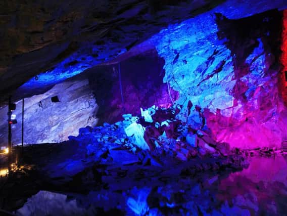 The historic caverns which are now an innovative attraction.