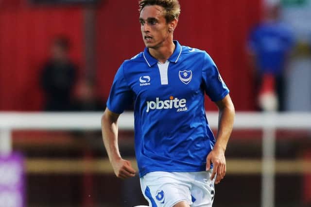 Pompey defender Brandon Haunstrup
