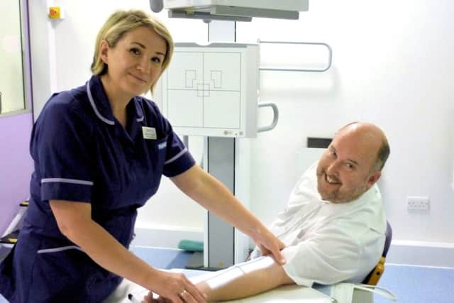 Pictured is MIU manager Paul Hayllar and senior radiographer Nicole O'Connor.
Picture: Care UK/St Mary's Treatment Centre