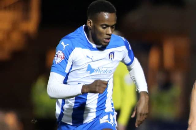 Gavin Massey in action for Colchester