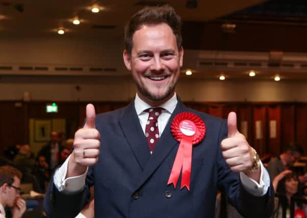 Labour's Stephen Morgan elected as Portsmouth South MP.
 Picture: Habibur Rahman