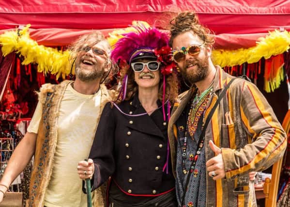 Revellers at the Isle of Wight Festival Picture: Sam Taylor