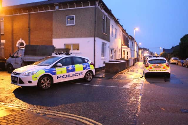 The scene at Edmund Road, Southsea.
Picture: Habibur Rahman PPP-170906-133459001