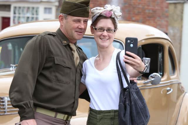 John Wright and Trudy Vallender taking a selfie