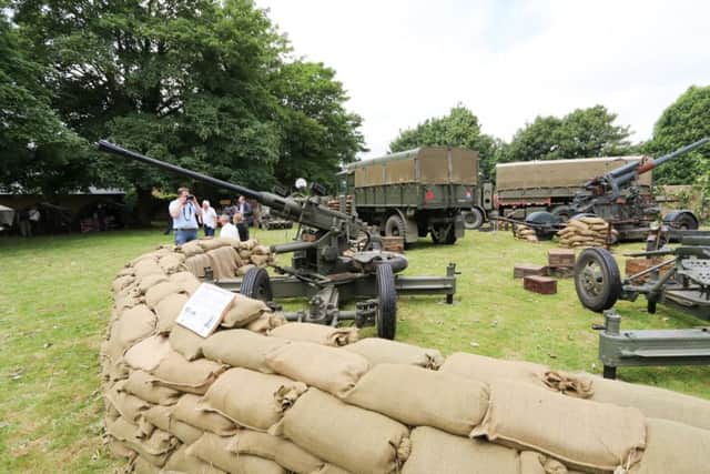 People were able to see artillery from the D-Day period