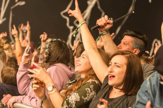 People enjoying David Guetta at the Isle of Wight Festival 2017. Picture: Sam Taylor PPP-171106-120721001