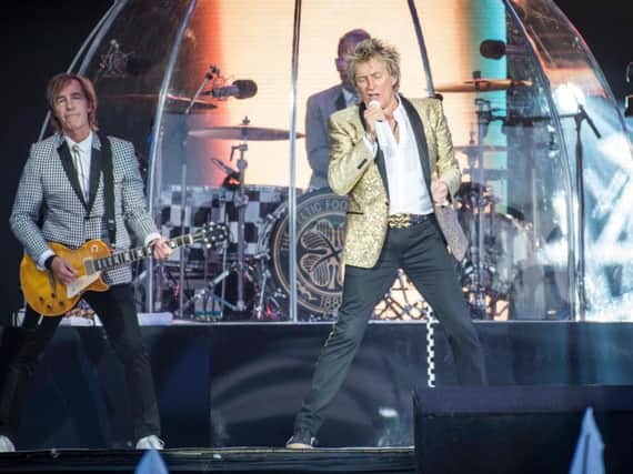 Rod Stewart at the Isle of Wight Festival