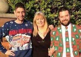 Susan Curtis pictured with her two sons
