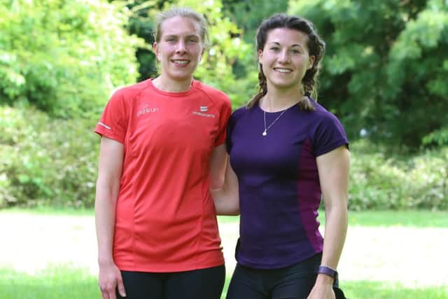 Hannah Lowry, left, and Victoria Edwards. Picture: Habibur Rahman