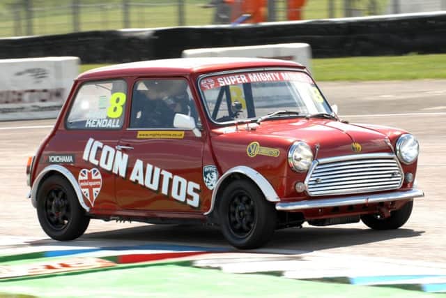 Scott Kendall in the Mighty Mini Championship at Thruxton. Picture: David Holland
