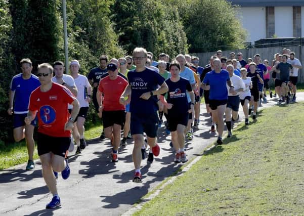Runners take part in the Whiteley parkrun on Saturday. Picture: Neil Marshall (170310-6)
