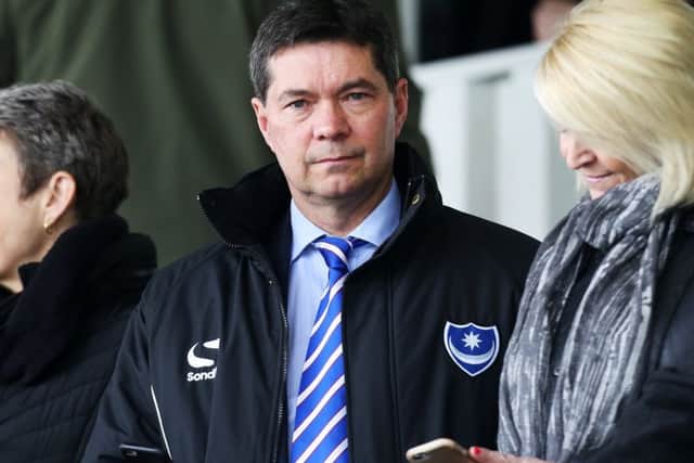 Pompey chief executive Mark Catlin Picture: Joe Pepler