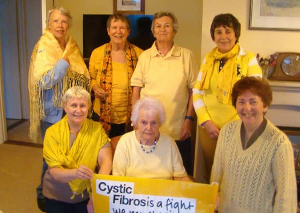 Fundraisers from the Cystic Fibrosis Trust, Portsmouth branch