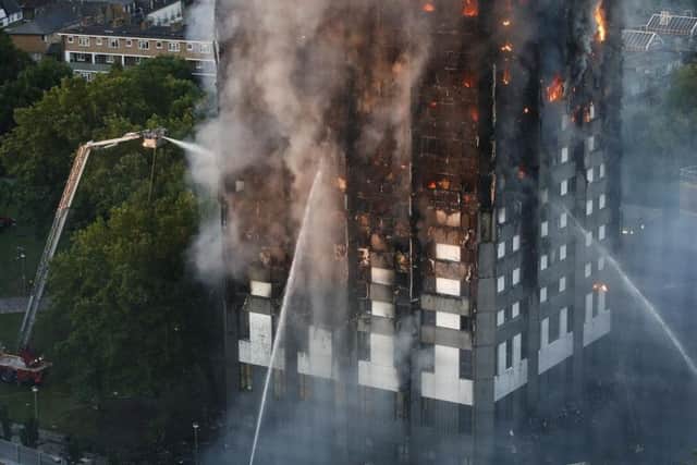 The fire took hold quickly