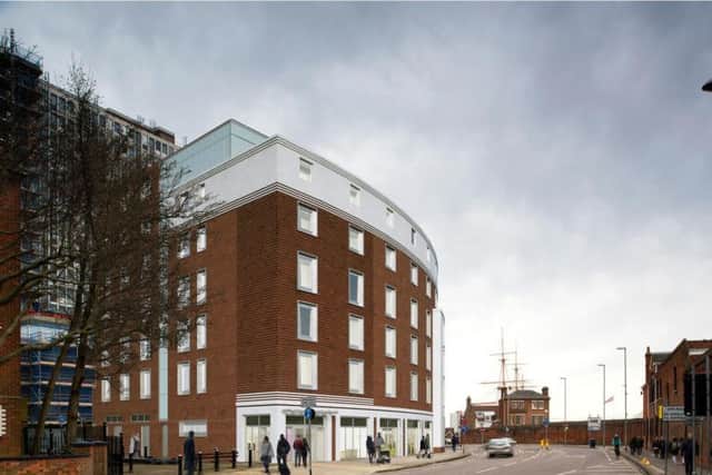 A CGI of the new Premier Inn
