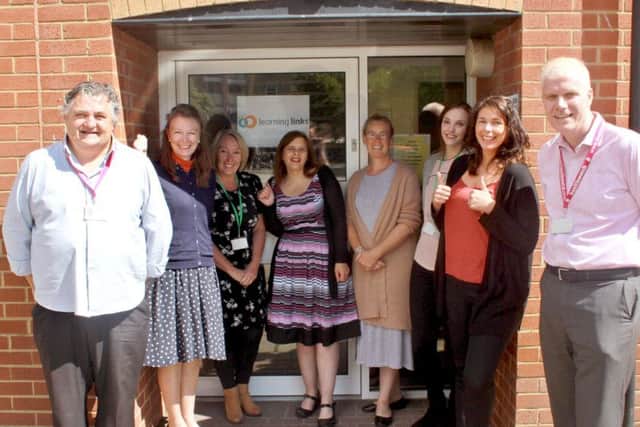 Learning Links staff celebrate their NatWest windfall