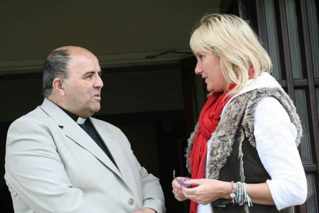 Canon John with Gosport MP Caroline Dinenage