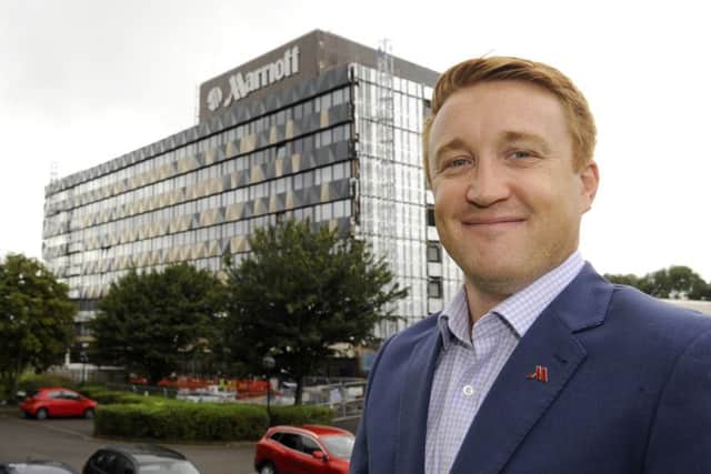 General Manager Martin Waters by Portsmouth's Marriott Hotel in North Harbour