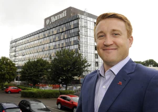 General Manager Martin Waters by Portsmouth's Marriott Hotel in North Harbour