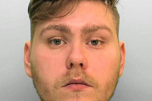 Jack Clark, 27, of Turner Avenue, Gosport, was jailed at Portsmouth Crown Court for blackmailing a businessman.