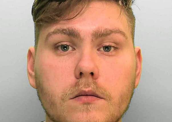 Jack Clark, 27, of Turner Avenue, Gosport, was jailed at Portsmouth Crown Court for blackmailing a businessman.
