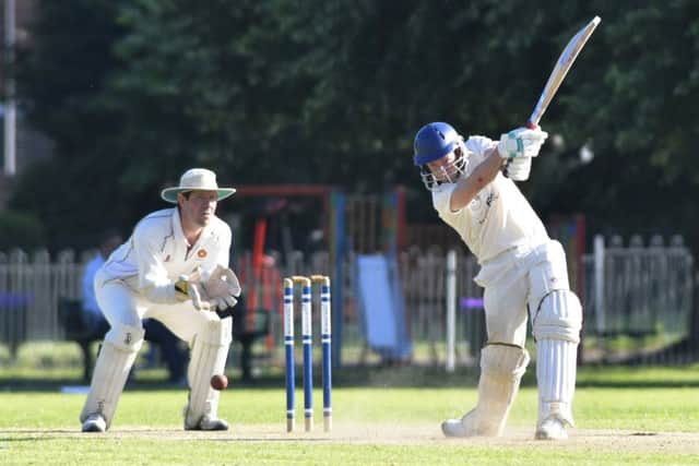 Joe Collings-Wells hit 63 for Burridge. Picture: Neil Marshall (170311-8)